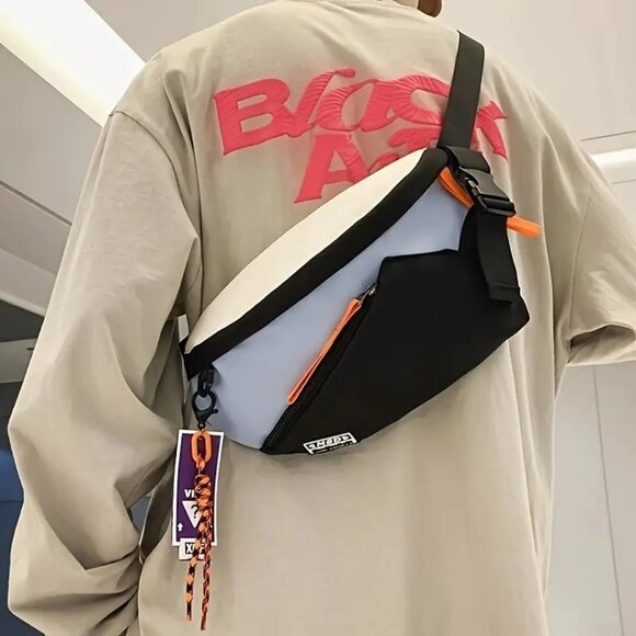 Multi-functional Hip Hop Waist Bag, Shoulder Bag, Crossbody Bag - Picture 2 of 5